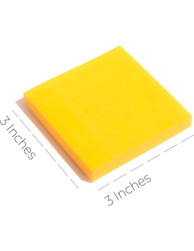 Notas Adhesivas Infiniko 7.62x7.62 cm - 12 Blocs de Colores