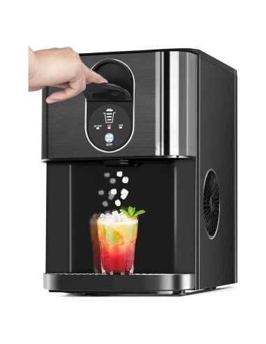 Máquina de Hielo Masticable COWSAR Z5820DN, 20 kg/día, Autolimpiante