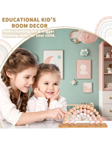 Estante de Madera Arcoíris KINMAD para Guardería Infantil