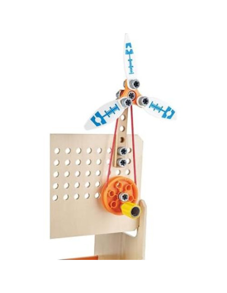 Banco de Trabajo Científico Hape Discovery 58 Piezas 4+