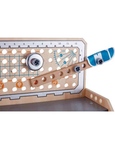 Banco de Trabajo Científico Hape Discovery 58 Piezas 4+