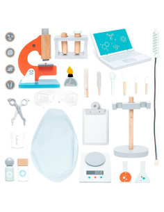 Kit de Experimentos Científicos de Madera UMU para Niños 20 Piezas