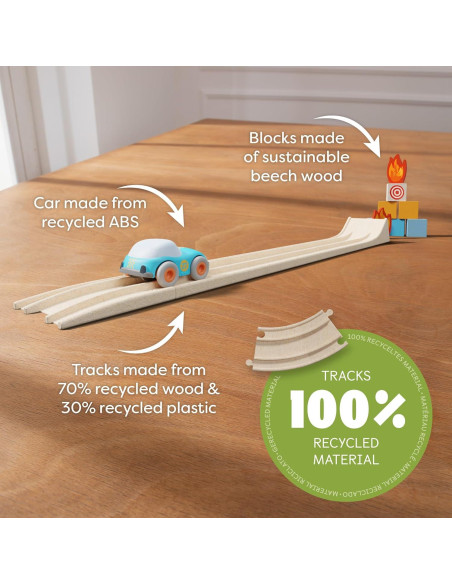 Set de Pista de Coches HABA Cars 14 Piezas Rampa Acrobática