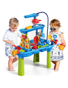 Mesa de Agua de 3 Niveles WATUDOU con Bomba para Niños 3-5 Años