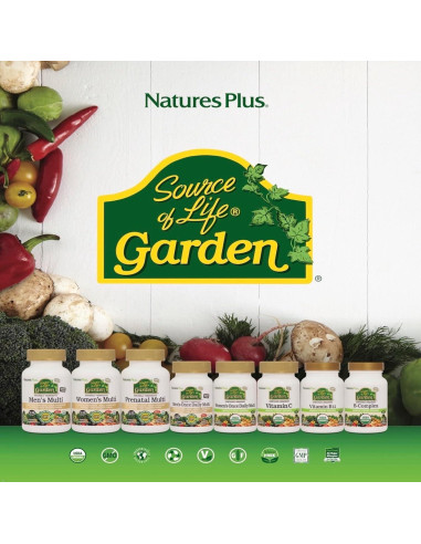 Suplemento de Hierro Orgánico Nature's Plus 18 mg - 30 Cápsulas Veganas