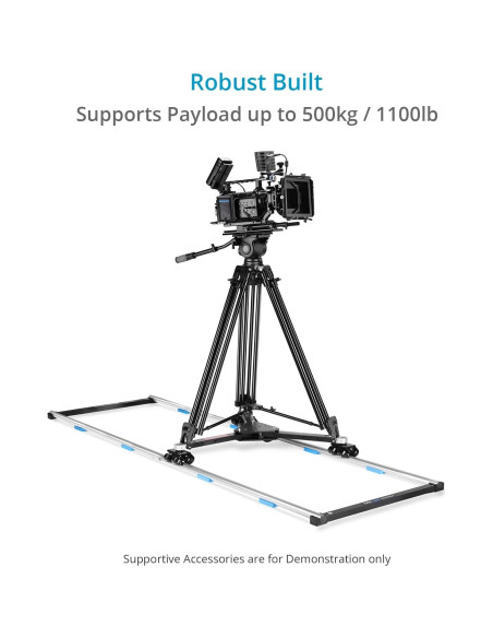 Juego de Ruedas de Tracción Proaim para Carro de Cámara 500kg