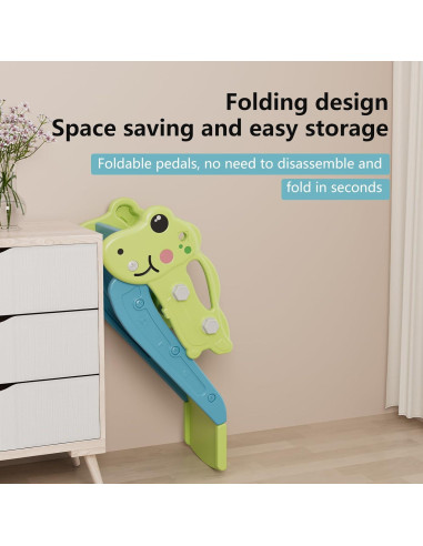 Tobogán para Niños Baotree Verde, 3.69 kg, Interior/Exterior