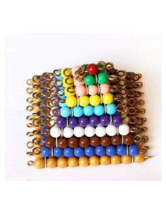 Cuadrados de Cuentas de Colores Elite Montessori - Juego Educativo