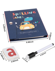 Juegos de Palabras CVC CCINEE - Letras Magnéticas para Niños 2