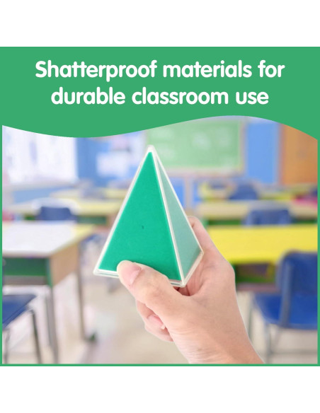 Conjunto de Sólidos Geométricos 2D3D EDX Education - 24 Piezas