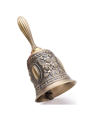 Campana de Mano DomeStar de Latón Vintage 11.4 cm Multiusos