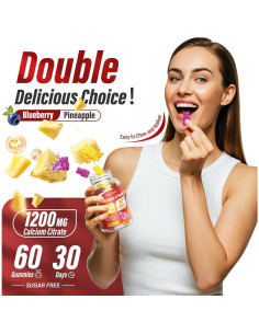 Gomitas de Citrato de Calcio 1200mg VivaVitalize 60 Unidades 2