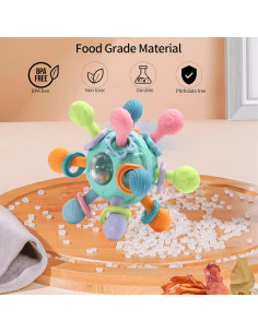 Juguetes de Dentición Montessori Kaxanpi 2 Piezas para Bebés 2