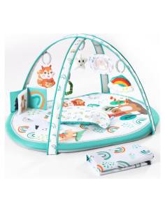 Gimnasio de Juego ibabejoy 7 en 1 con Alfombra Lavable