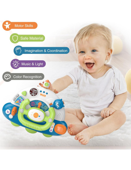 Juguete Volante Musical HudinFunC para Bebés 1-3 Años