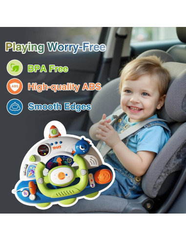 Juguete Volante Musical HudinFunC para Bebés 1-3 Años
