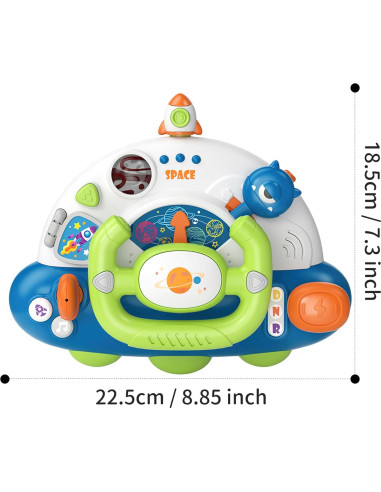 Juguete Volante Musical HudinFunC para Bebés 1-3 Años