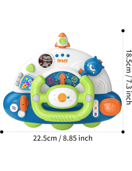 Juguete Volante Musical HudinFunC para Bebés 1-3 Años