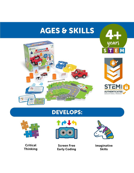 Robot de Rescate Switcheroo Crew - Juguete de Programación STEM Robot de Rescate Switcheroo Crew - Juguete de Programación STEM
