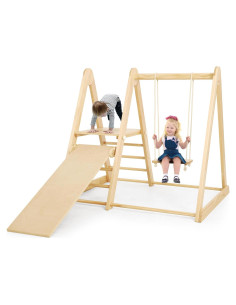 Gimnasio Interior Multifuncional Belleur CLST001N Madera 1-3 Años