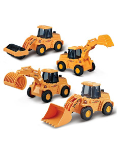 Juguetes de Construcción Veslier - 4 Camiones para Niños 3+ Años