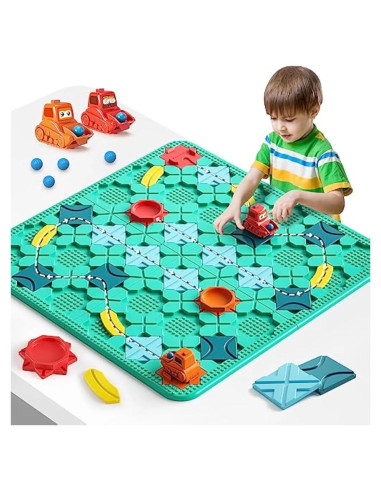 Juego de Rompecabezas Lógico Montessori STEM para Niños 3-8 Años
