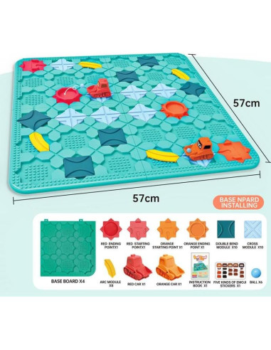 Juego de Rompecabezas Lógico Montessori STEM para Niños 3-8 Años