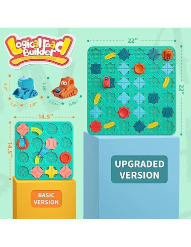 Juego de Rompecabezas Lógico Montessori STEM para Niños 3-8 Años