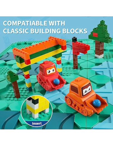 Juego de Rompecabezas Lógico Montessori STEM para Niños 3-8 Años