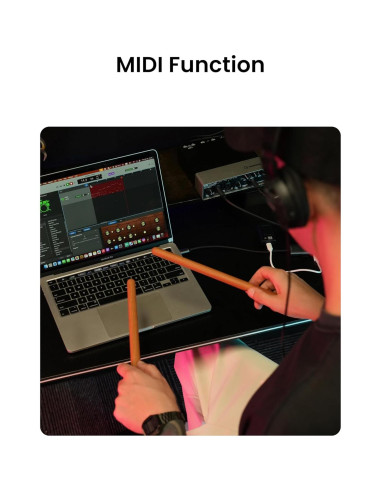 Kit de Batería Eléctrica Aeroband PocketDrum 2 Max - Compacto y Portátil