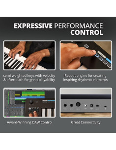 Teclado Controlador MIDI Nektar Impact GXP88 88 Teclas Negro 2