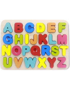 Rompecabezas de Alfabeto de Madera You&Xi para Niños 3-6 Años 2