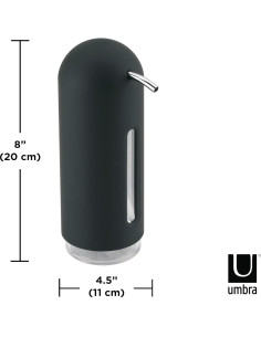 Dispensador de Jabón Pingüino Umbra 355 ml Negro 2