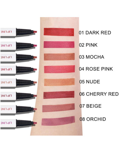 Lápiz Labial Líquido Kaely 24h Rojo Oscuro Vegano 0.59ml