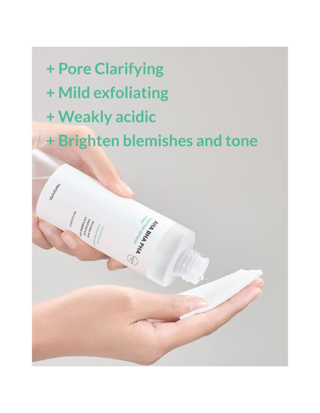 Tónico Purificante Refrescante AHA BHA PHA 200 ml - Niacinamida