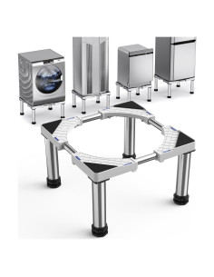 Soporte Ajustable para Mini Nevera GRPOCHE Blanco 25-65 cm