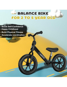 Bicicleta de Equilibrio Bobike para Niños 2-5 Años Ajustable 2