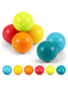 Bucherry 12 Bolas de Madera Montessori 45 mm Colorido