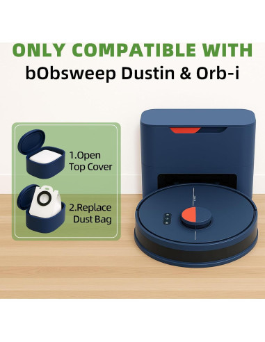 10 Bolsas Desechables HUIZHEN para Aspiradora Robot bObsweep