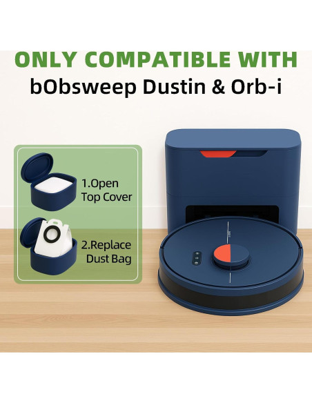 10 Bolsas Desechables HUIZHEN para Aspiradora Robot bObsweep