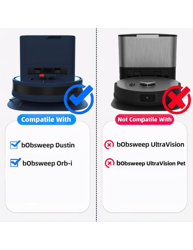 10 Bolsas Desechables HUIZHEN para Aspiradora Robot bObsweep