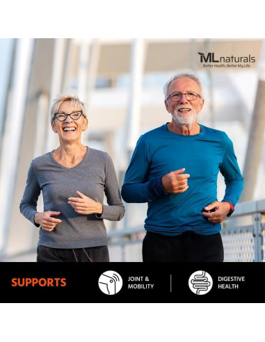 Suplemento de Cúrcuma Orgánica ML Naturals 4950mg 240 Cápsulas