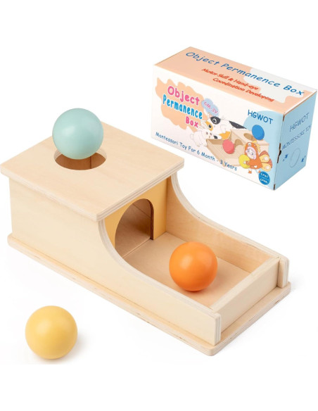 Caja de Permanencia de Objetos Montessori Aivorin 22.9x10.9cm