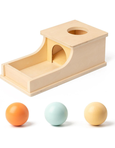 Caja de Permanencia de Objetos Montessori Aivorin 22.9x10.9cm