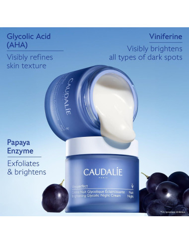 Crema Nocturna Aclaradora Caudalie Vinoperfect 50 mL