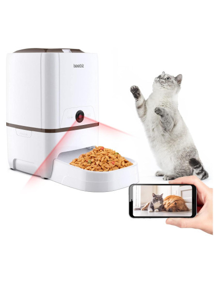 Comedero Automático Iseebiz 6L con Cámara y Control App Comedero Automático Iseebiz 6L con Cámara y Control App