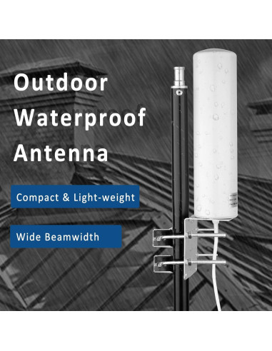 Antena Omnidireccional Exterior ZDTECH 10-12dBi 698-4000MHz