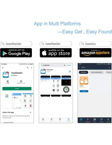 Comedero Automático Iseebiz 6L con Cámara y Control App