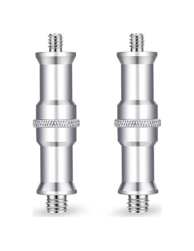 Adaptador de tornillo roscado Lanxire 1/4 a 3/8 pulgadas - 2 piezas