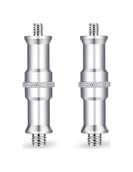 Adaptador de tornillo roscado Lanxire 1/4 a 3/8 pulgadas - 2 piezas